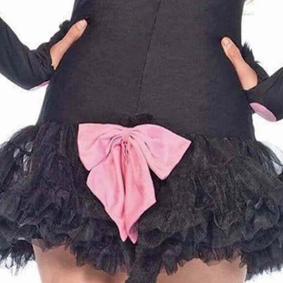 Pretty Kitty 3Pc Kit One Size OS Black Pink Roleplay Cosplay Costume Accessory - Picture 9 of 9